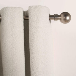 "Ohs Eyelet Blackout Pair Ready Made Curtains, Cream - 46"" X 54" - thumbnail 4