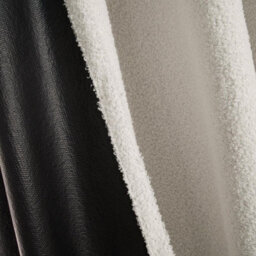 "Ohs Eyelet Blackout Pair Ready Made Curtains, Cream - 46"" X 54" - thumbnail 5