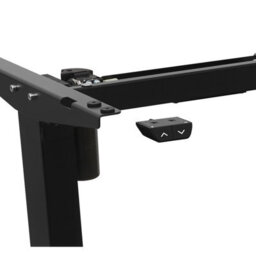 Dellonda Single Motor Adjustable Standing Desk Frame, 70Kg Capacity, Black - Dh17 - thumbnail 5