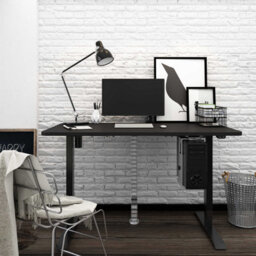 Dellonda Single Motor Adjustable Standing Desk Frame, 70Kg Capacity, Black - Dh17 - thumbnail 6