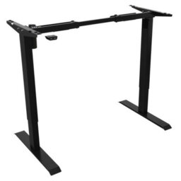 Dellonda Single Motor Adjustable Standing Desk Frame, 70Kg Capacity, Black - Dh17 - thumbnail 2