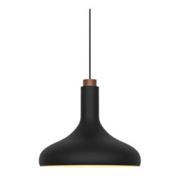 Nordlux Fuji Indoor Pendant Light Black Metal E27 White Inner - Mains Powered, Ip20 - thumbnail 3