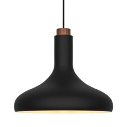 Nordlux Fuji Indoor Pendant Light Black Metal E27 White Inner - Mains Powered, Ip20 - thumbnail 2