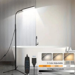 Led Floor Lamp, Dimmable Standing Lamp, Standing Light For Living Room, Bedroom - thumbnail 5