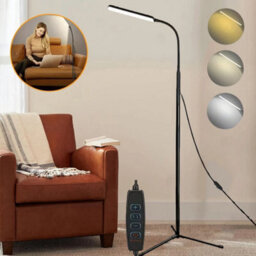 Led Floor Lamp, Dimmable Standing Lamp, Standing Light For Living Room, Bedroom - thumbnail 1