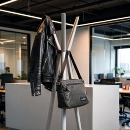 Durable Durastore Aluminium Coat Stand Freestanding 6 Hooks Clothes Rack - Grey - thumbnail 5