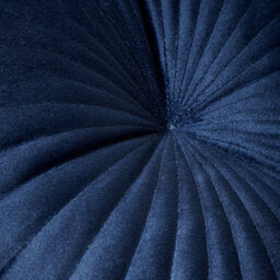 Catherine Lansfield Round Cushion Soft Touch 40X40Cm Cushion Navy Blue - thumbnail 2