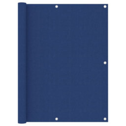 Berkfield Balcony Screen Blue 120X400 Cm Oxford Fabric - thumbnail 1