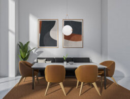 Luminosa Lighting Luminosa Rastia 25Cm Globe Pendant Ceiling Light Gold Opal Shade 3000K Warm White - thumbnail 4