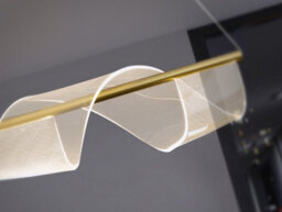 Luminosa Lighting Luminosa Velas Bar Pendant Ceiling Light Matt Gold 3000K - Uk Stock - thumbnail 3