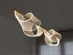 Luminosa Lighting Luminosa Velas Bar Pendant Ceiling Light Matt Gold 3000K - Uk Stock - thumbnail 4
