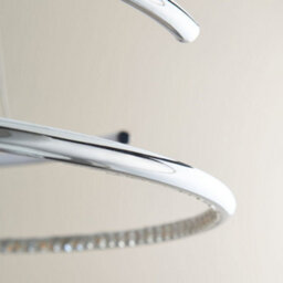Pagazzi Lighting Pagazzi Mabel Silver Led Pendant Ceiling Light - thumbnail 5