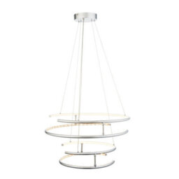 Pagazzi Lighting Pagazzi Mabel Silver Led Pendant Ceiling Light - thumbnail 6