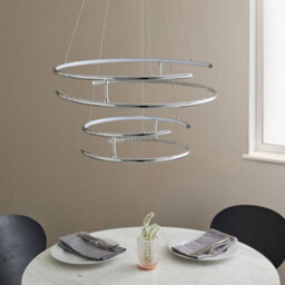 Pagazzi Lighting Pagazzi Mabel Silver Led Pendant Ceiling Light - thumbnail 3