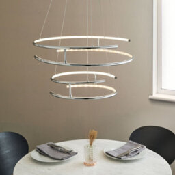Pagazzi Lighting Pagazzi Mabel Silver Led Pendant Ceiling Light - thumbnail 2