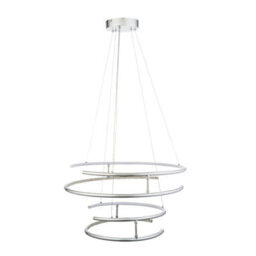 Pagazzi Lighting Pagazzi Mabel Silver Led Pendant Ceiling Light - thumbnail 8