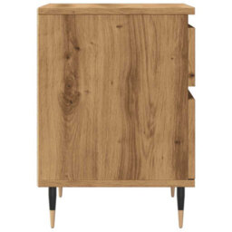 Berkfield Bedside Cabinet Artisan Oak 40X35X50 Cm Engineered Wood - thumbnail 6