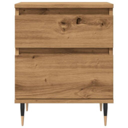 Berkfield Bedside Cabinet Artisan Oak 40X35X50 Cm Engineered Wood - thumbnail 5