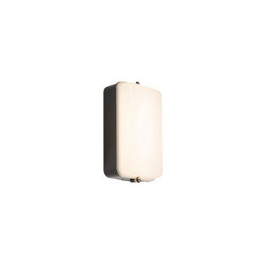Luminosa Lighting Luminosa Led Security Amenity Bulkhead Black Base With Opal Diffuser Cool White 4000K, 230V Ip54 5W