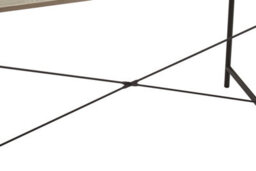 Orsina Sleek Grey Oak Desk With Black Metal Frame,work Desk For Computer Tasks,multipurpose Desk For Commercial Use - thumbnail 5