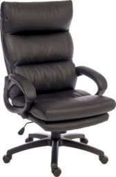 Teknik Luxe Luxury Leather Look Executive Chair With Deep Fill Cushions