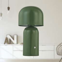 First Choice Lighting Christina - Sage Green Led Rechargeable Touch Table Lamp - thumbnail 5