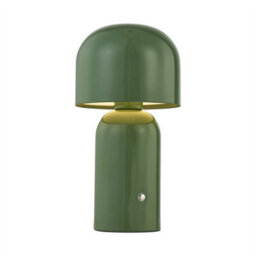 First Choice Lighting Christina - Sage Green Led Rechargeable Touch Table Lamp - thumbnail 2