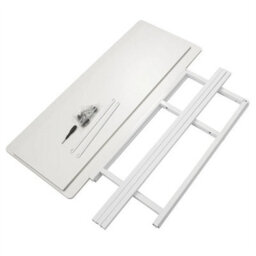 White Wood Computer Desk Home Office Study Laptop Table - thumbnail 2