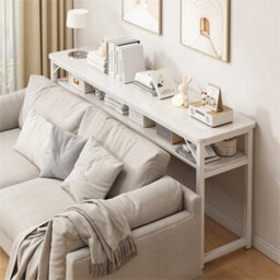White Wood Computer Desk Home Office Study Laptop Table - thumbnail 5
