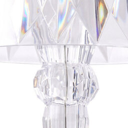 Komore Mini Rgb Led Table Lamp Rechargeable Table Light Clear Carved Acrylic Light - thumbnail 7