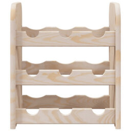 Berkfield Wine Rack 33X25X37 Cm Solid Wood Pine - thumbnail 5