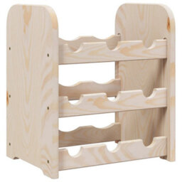 Berkfield Wine Rack 33X25X37 Cm Solid Wood Pine - thumbnail 2