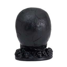 Living And Home Battery Operated Lava Skull Flame Light Resin Black Skull Lamp For Halloween Party Decor - thumbnail 6