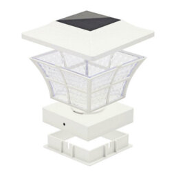 Pack Of 2 Solar-Powered Deck Lights, Waterproof Bright White Led Step Lamps, Weather-Resistant Design - thumbnail 2