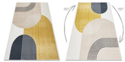 RugsX Carpet Fusion 0240 Cream Yellow - Geometric, Modern, Abstract 200X290 Cm - thumbnail 3