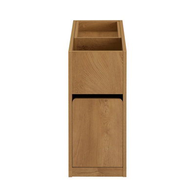 Sobuy Fbt158-N, Sofa Side Table Living Room End Table Side Cabinet With Removable Tray, Wood Veneer,w25Xd70Xh55 - image 1