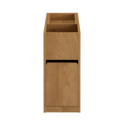 Sobuy Fbt158-N, Sofa Side Table Living Room End Table Side Cabinet With Removable Tray, Wood Veneer,w25Xd70Xh55 - thumbnail 1