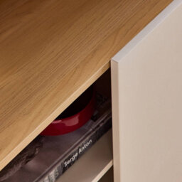 Sweeek - Shelving Unit Bookcase Metal And Wood Decor 6 Levels Beige And Natural  - Ashton - thumbnail 8