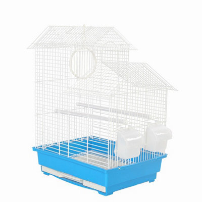 Kct Indoor Bird Cage Santiago Small Exotic Portable - Blue - image 1