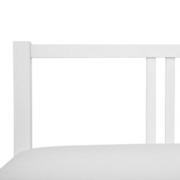 Beliani Bed Pine Wood Vannes 180 X 200 Cm (Eu Super King) White - thumbnail 9
