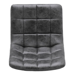 Living And Home Bar Stool Set Of 2 Grey Pu Leather Upholstered Gas Lift Swivel Bar Stools - thumbnail 6