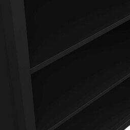 Wyld Haus Wildberry Matt Black 5-Shelf Wooden Bookcase 1990mm - thumbnail 6