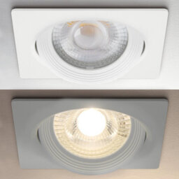 Long Life Lamps Company 3W Adjustable Square Led Recessed Ceiling Downlight 4000K Cls2 - thumbnail 6