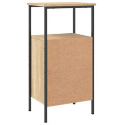 Berkfield Industrial Bedside Cabinet Sonoma Oak 41X31X80 Cm Engineered Wood - thumbnail 8