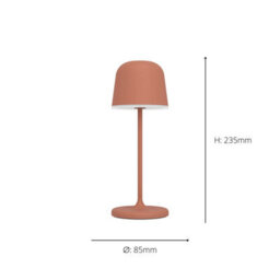 Eglo Mannera-S Portable Red Led Table Light - thumbnail 5