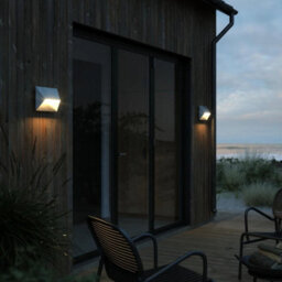 Nordlux Pontio Outdoor Galvanized Steel Wall Light Coastal/marine Safe Silver,mains
