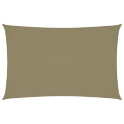 Berkfield Sunshade Sail Oxford Fabric Rectangular 2X5 M Beige