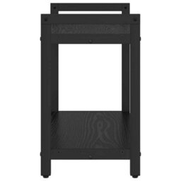 Berkfield Modern Bookcase Black Oak 60 X 30 X 48.5 Cm Engineered Wood - thumbnail 6