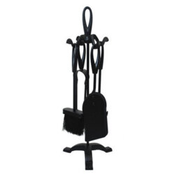 "Simpa Clarendon 22"" Black 5Pc Companion Set"
