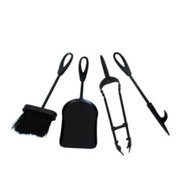 "Simpa Clarendon 22"" Black 5Pc Companion Set" - thumbnail 2